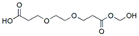 Molecular structure of the compound: Acid-PEG2-ethyl propionate