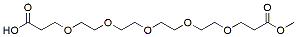 Molecular structure of the compound: Acid-PEG5-mono-methyl ester