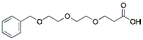 Molecular structure of the compound: Benzyl-PEG3-acid