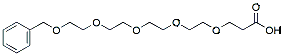 Molecular structure of the compound: Benzyl-PEG5-acid