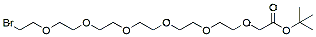 Molecular structure of the compound: Bromo-PEG6-CH2CO2tBu