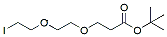 Molecular structure of the compound: tert-butyl 3-[2-(2-iodoethoxy)ethoxy]propanoate