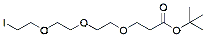 Molecular structure of the compound: tert-Butyl 3-(2-(2-(2-iodoethoxy)ethoxy)ethoxy)propanoate