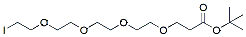 Molecular structure of the compound: 1,1-Dimethylethyl 15-iodo-4,7,10,13-tetraoxapentadecanoate