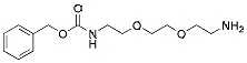Molecular structure of the compound: CbzNH-PEG2-CH2CH2NH2