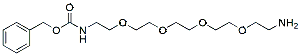 Molecular structure of the compound: CbzNH-PEG4-CH2CH2NH2