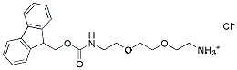 Molecular structure of the compound: Fmoc-DOOA, HCl salt