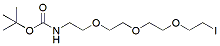 Molecular structure of the compound: tert-Butyl (2-(2-(2-(2-iodoethoxy)ethoxy)ethoxy)ethyl)carbamate