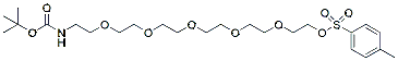 Molecular structure of the compound: Tos-PEG6-NH-Boc