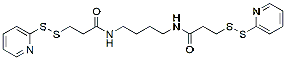 Molecular structure of the compound: N,N-(Butane-1,4-diyl)bis(3-(pyridin-2-yldisulfanyl)propanamide)