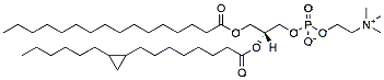 Molecular structure of the compound: 16:0-17:0 cyclo PC
