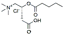 Molecular structure of the compound: C5:0 L-carnitine, HCl salt
