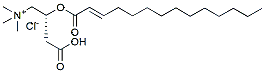 Molecular structure of the compound: C14:1 L-carnitine, HCl salt
