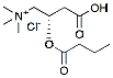 Molecular structure of the compound: C4:0 L-carnitine, HCl salt