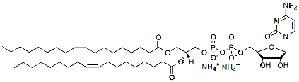 Molecular structure of the compound: 18:1 CDP DG