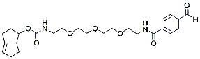 Molecular structure of the compound: TCO-PEG3-aldehyde