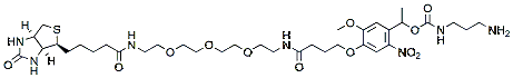 Molecular structure of the compound: PC Biotin-PEG3-amine