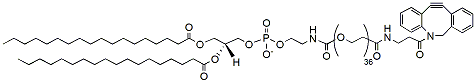 Molecular structure of the compound: DSPE-PEG36-DBCO