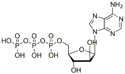 Molecular structure of the compound: ara-ATP