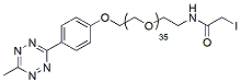 Molecular structure of the compound: Methyltetrazine-PEG12-alkyne