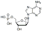 Molecular structure of the compound: 9-(Beta-D-Arabinofuranosyl)adenine 5-monophosphate