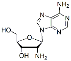 Molecular structure of the compound: 2-Amino-2-deoxyadenosine