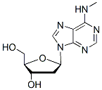 Molecular structure of the compound: N6-Methyl-2-deoxyadenosine