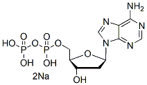 Molecular structure of the compound: dADP disodium