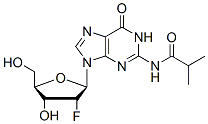 Molecular structure of the compound: N2-Isobutyryl-2-fluoro-2-deoxyguanosine