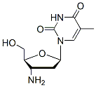 Molecular structure of the compound: 3-Amino-3-deoxythymidine
