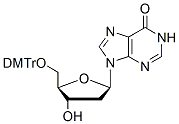 Molecular structure of the compound: 5-O-DMT-2-deoxyinosine