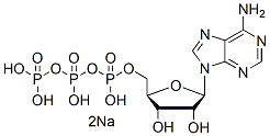 Molecular structure of the compound: Adenosine 5-triphosphate disodium