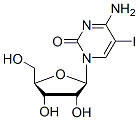 Molecular structure of the compound: 5-Iodo-cytidine