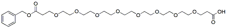 Molecular structure of the compound: Benzyloxy carbonyl-PEG8-acid