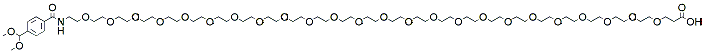 Molecular structure of the compound: Acetal-PEG24-acid