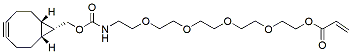 Molecular structure of the compound: endo-BCN-PEG4-acrylate