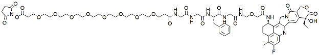 Molecular structure of the compound: NHS ester-PEG8-GGFG-DXD