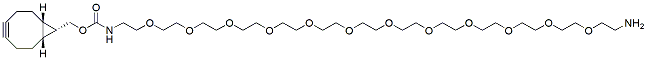 Molecular structure of the compound: endo-BCN-PEG12-amine