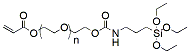 Molecular structure of the compound: Acrylate-PEG-Silane, MW 10,000