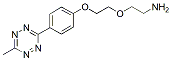 Molecular structure of the compound: Methyltetrazine-PEG1-amine HCl salt