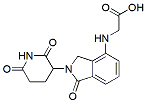 Molecular structure of the compound: (2-(2,6-Dioxopiperidin-3-yl)-1-oxoisoindolin-4-yl)glycine