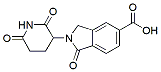 Molecular structure of the compound: 2-(2,6-Dioxopiperidin-3-yl)-1-oxoisoindoline-5-carboxylic acid