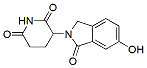 Molecular structure of the compound: 3-(6-Hydroxy-1-oxoisoindolin-2-yl)piperidine-2,6-dione