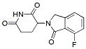 Molecular structure of the compound: Lenalidomide-7-F