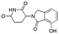 Molecular structure of the compound: 3-(7-Hydroxy-1-oxoisoindolin-2-yl)piperidine-2,6-dione