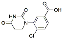 Molecular structure of the compound: 4-Chloro-3-(2,4-dioxotetrahydropyrimidin-1(2H)-yl)benzoic acid