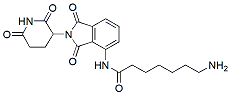 Molecular structure of the compound: Pomalidomide-amido-C6-amine