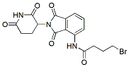 Molecular structure of the compound: Pomalidomide-amido-C3-Br