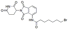 Molecular structure of the compound: Pomalidomide-amido-C6-Br