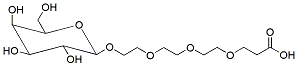 Molecular structure of the compound: Acid-PEG4-beta-D-galactose